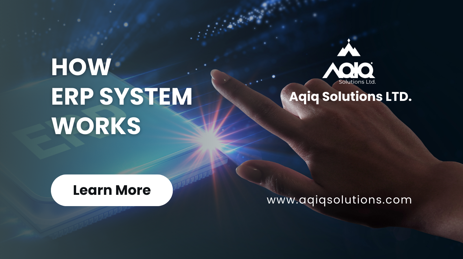 how erp system works