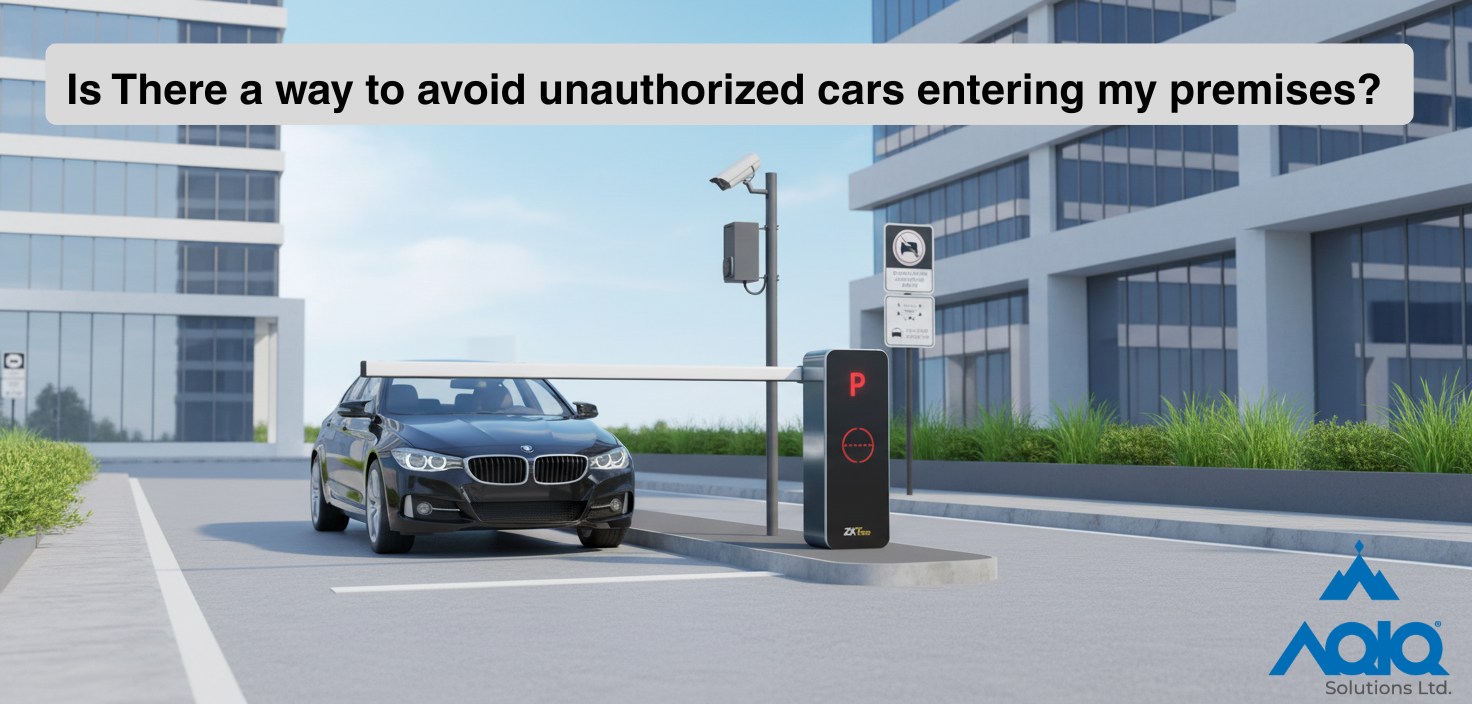 Is There a way to avoid unauthorized cars entering my premises?